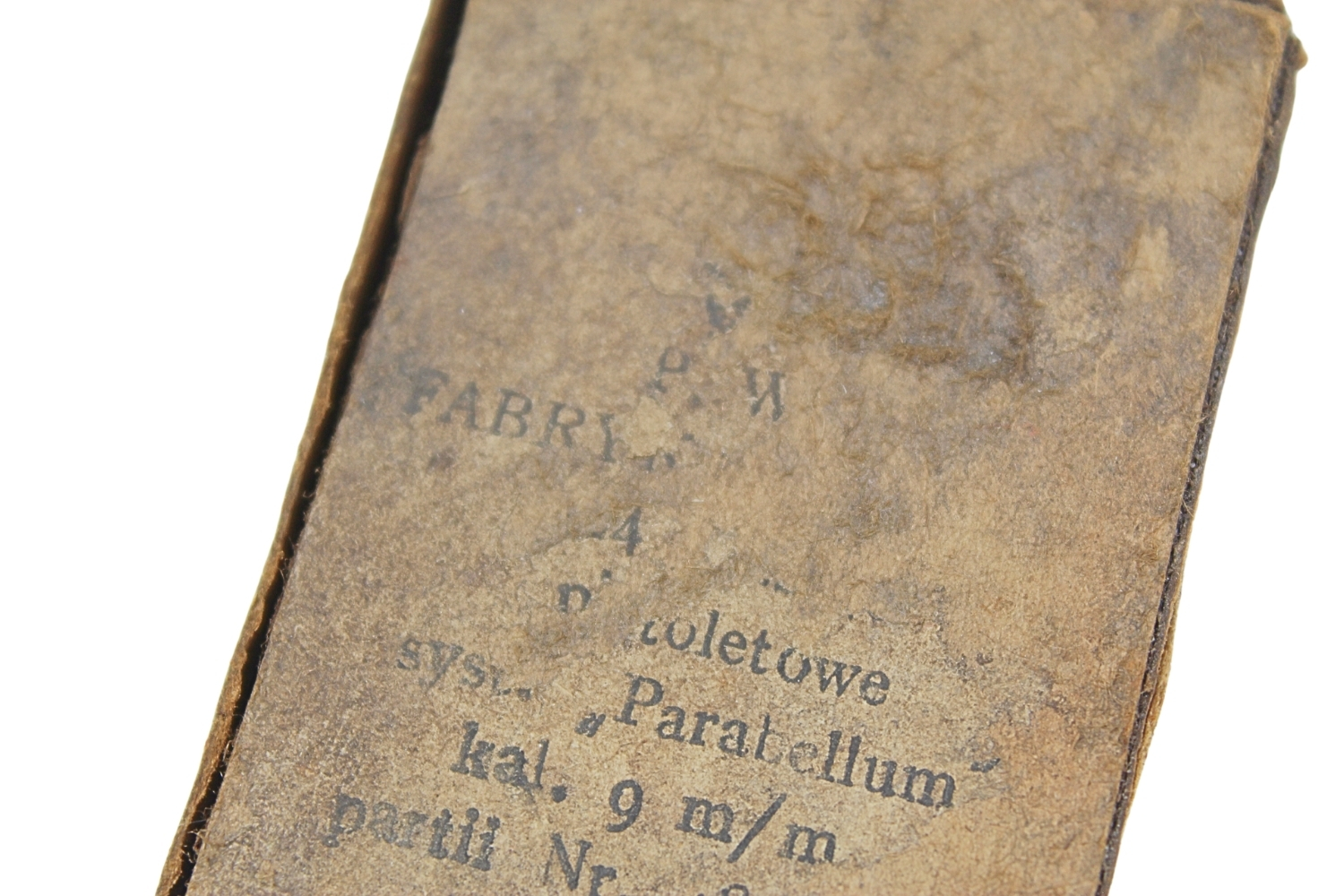 II RP OPAKOWANIE NA 24SZT. AMUNICJI VIS 9MM P.W.U. F.A. 1939 RZADKOŚĆ