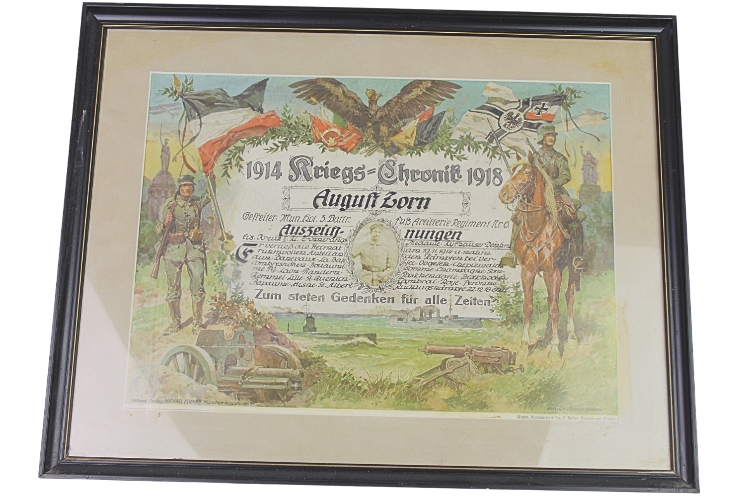 Pamiątka I Wojny Światowej 1914-1918