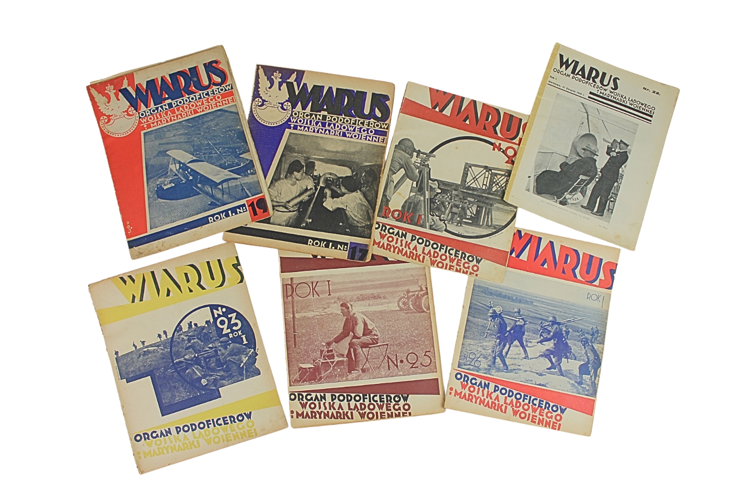 II RP Zestaw Czasopism "Wiarus"