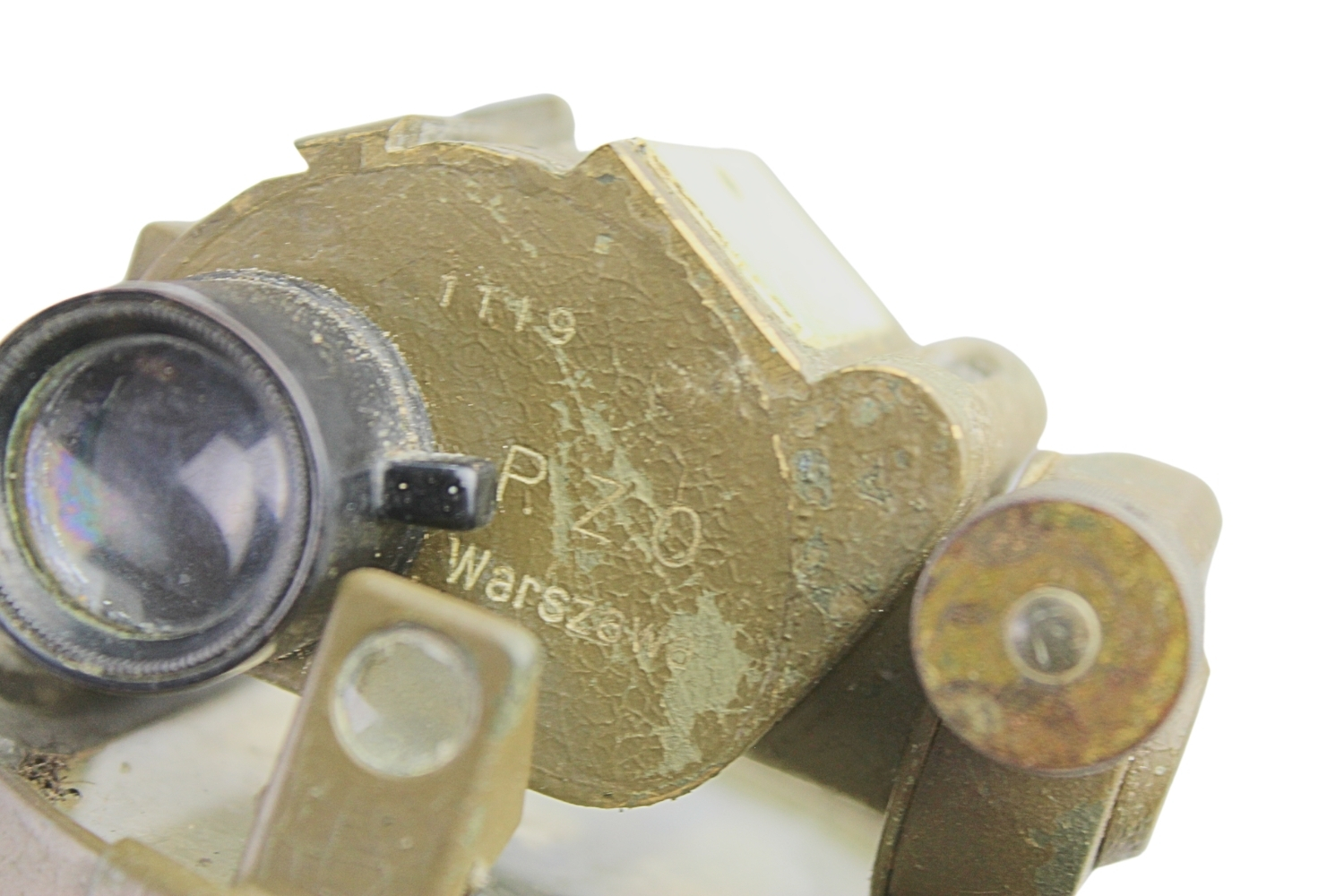 II RP Kątomierz busola wz.30 PZO Warszawa z pokrowcem UNIAKT 