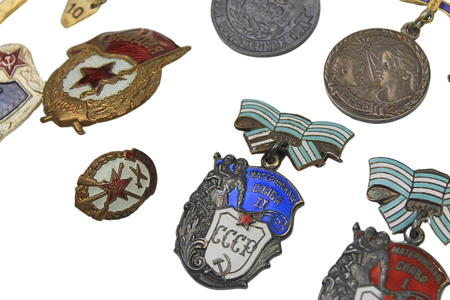 Duży zestaw odznaczeń ZSRR