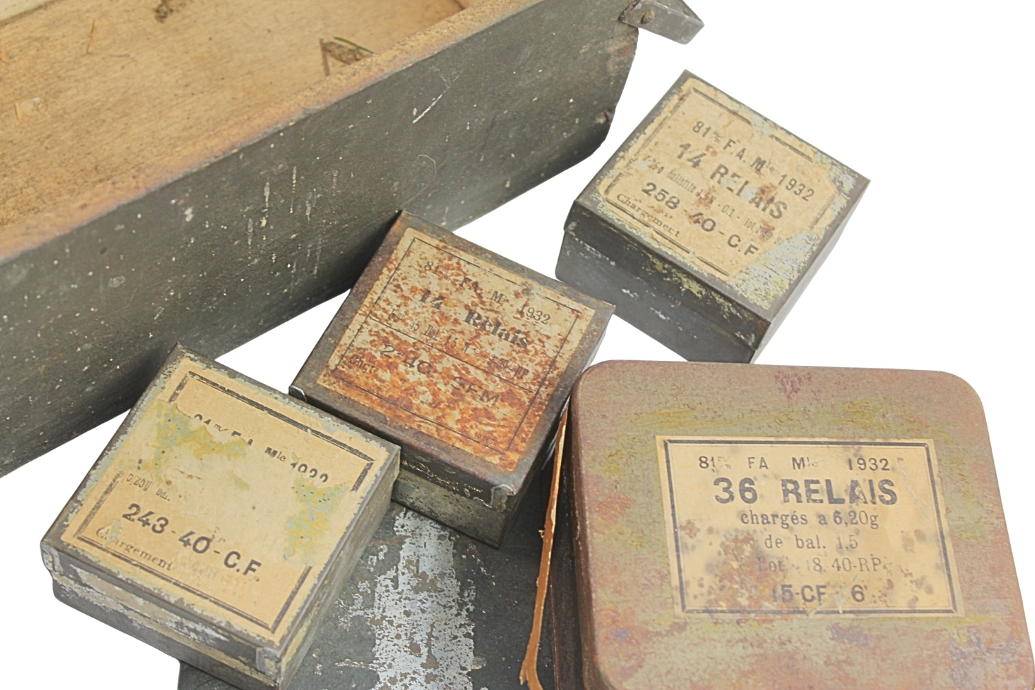 Skrzynka z konserwą na ładunki do moździerza Stockes Brandt 81mm