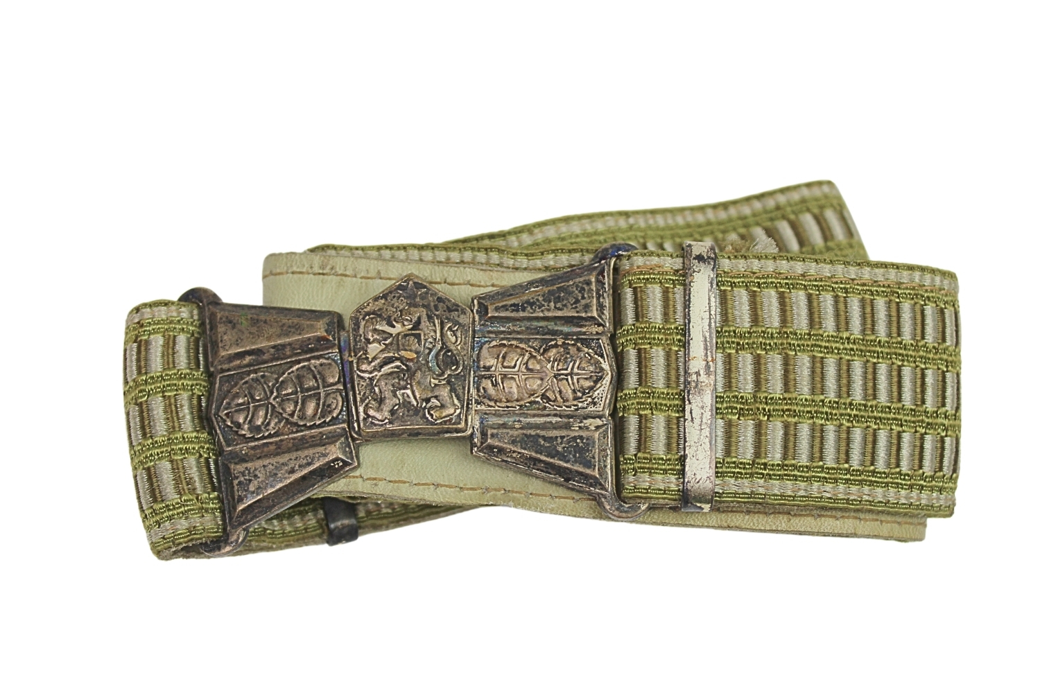 Pas oficerski z klamrą Czechosłowacja