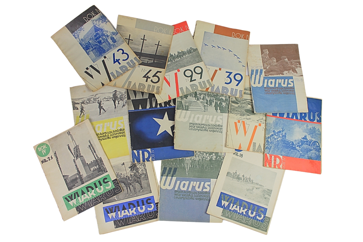 II RP Zestaw Czasopism "Wiarus"