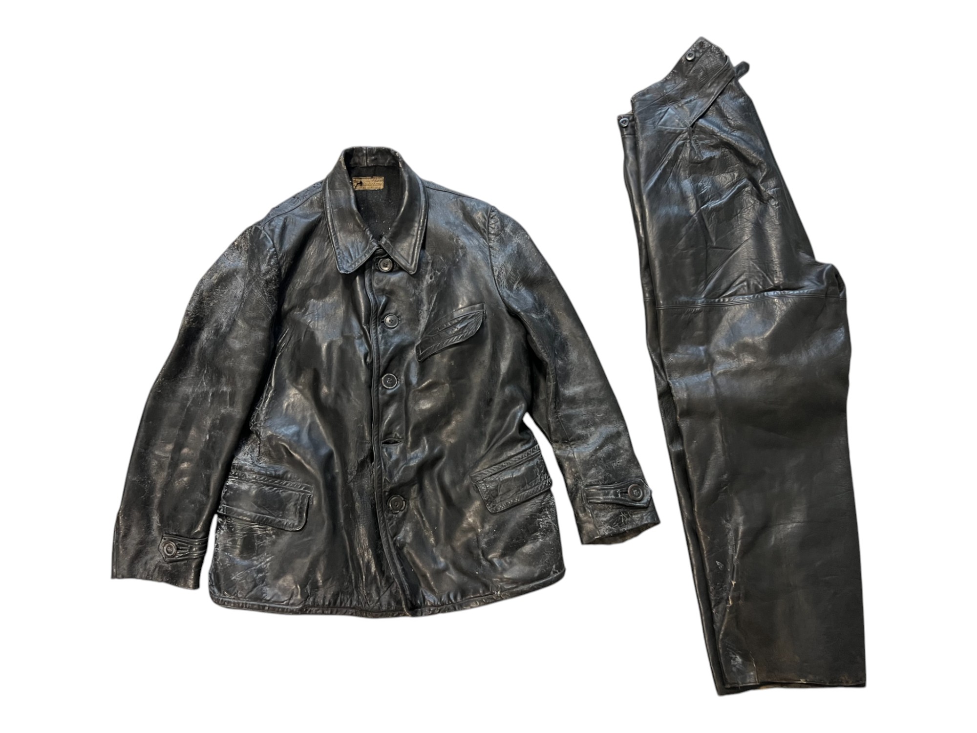 Niemiecki zestaw skórzany jednostek Pancernych