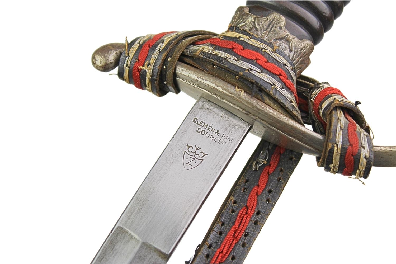 SZPADA SCHUTZPOLIZEI CLEMEN & JUNG SOLINGEN Z TEMBLAKIEM