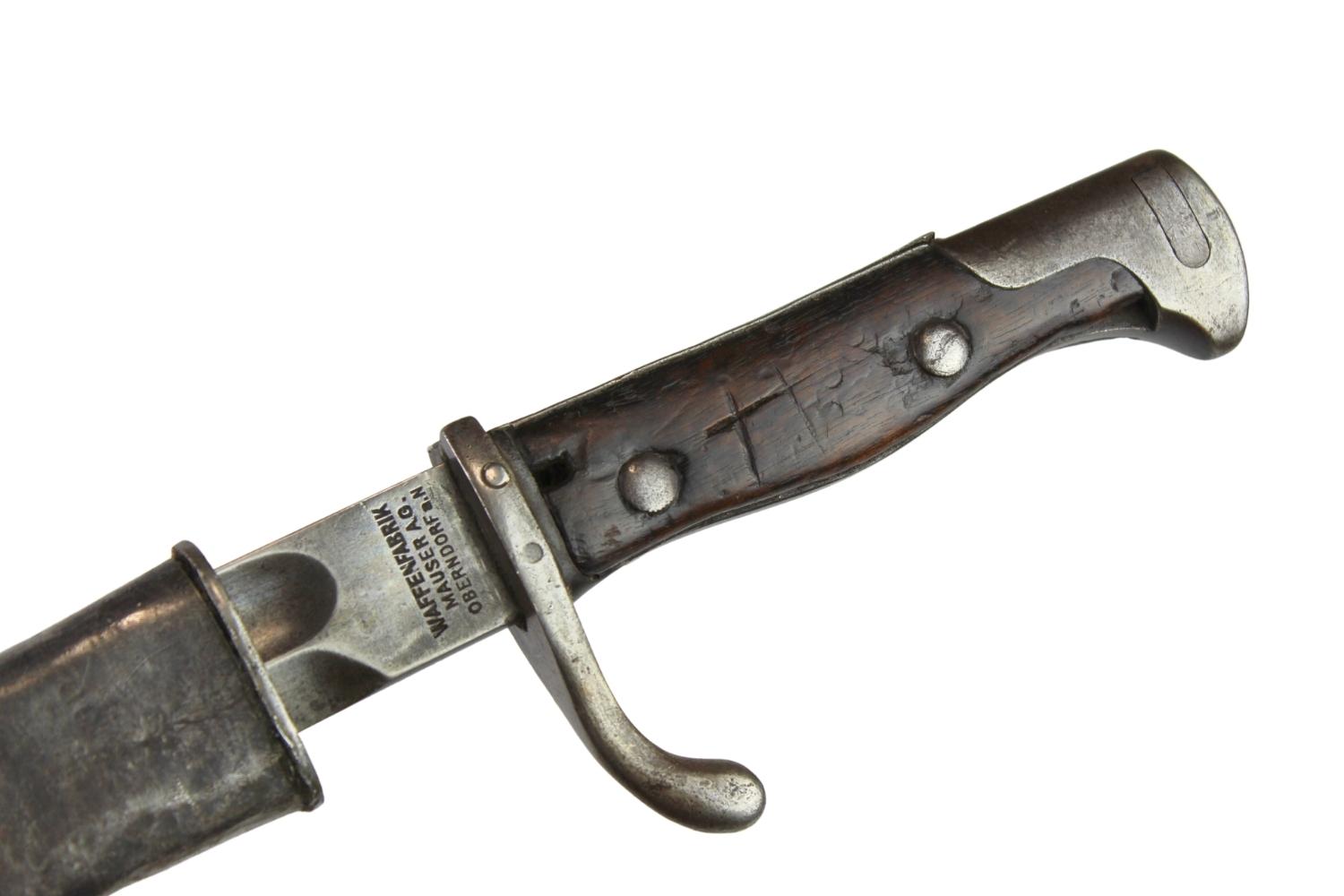 Bagnet wz.98 05 Waffenfabrik Mauser A.G. Oberndorf a.N skracany