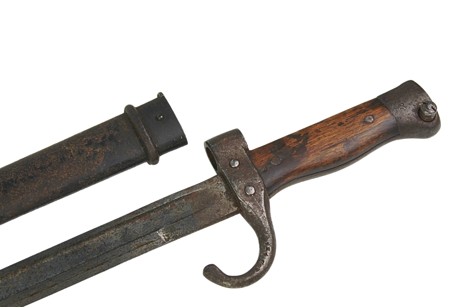 II RP Bagnet Berthier wz.92 z oznaczeniem wzoru