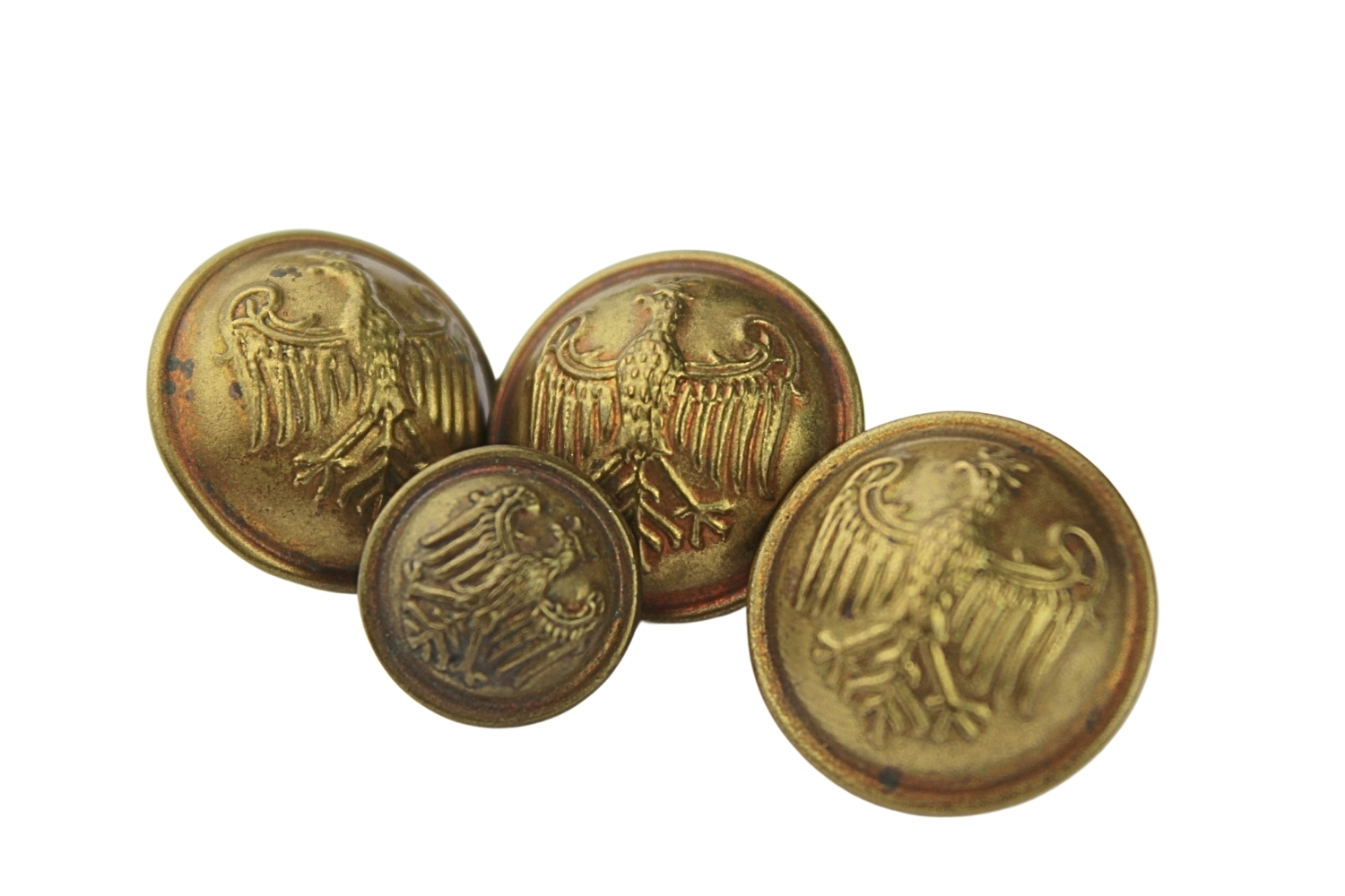 II RP Zestaw guzików w typie hallerowskim Polonia S.C.