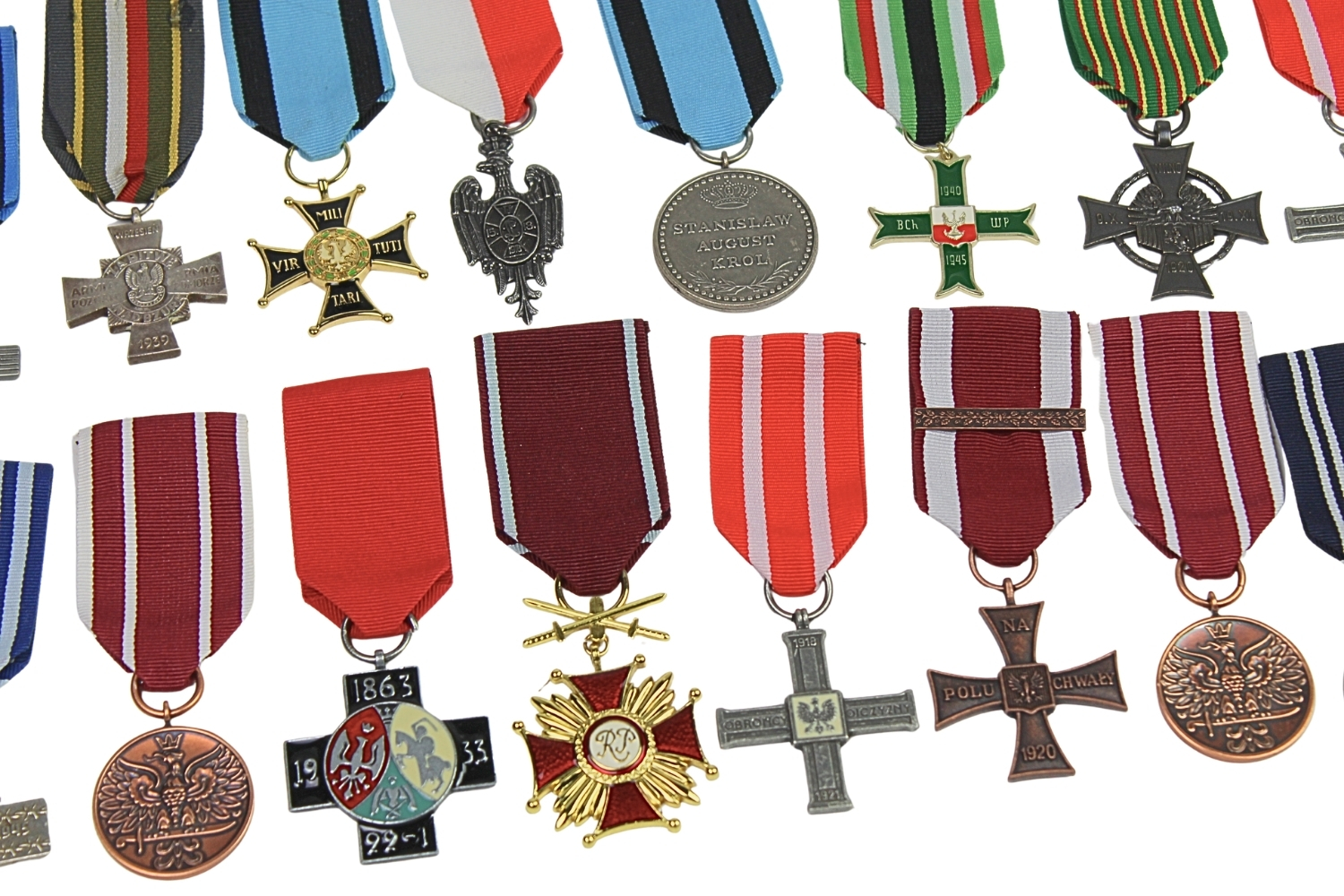 Zestaw kopii odznaczeń