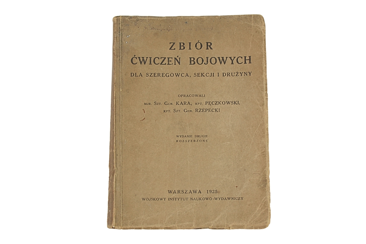 II RP Zbiór ćwiczeń bojowych dla szeregowca, sekcji i drużyny 1925 11 Pułk Piechoty 