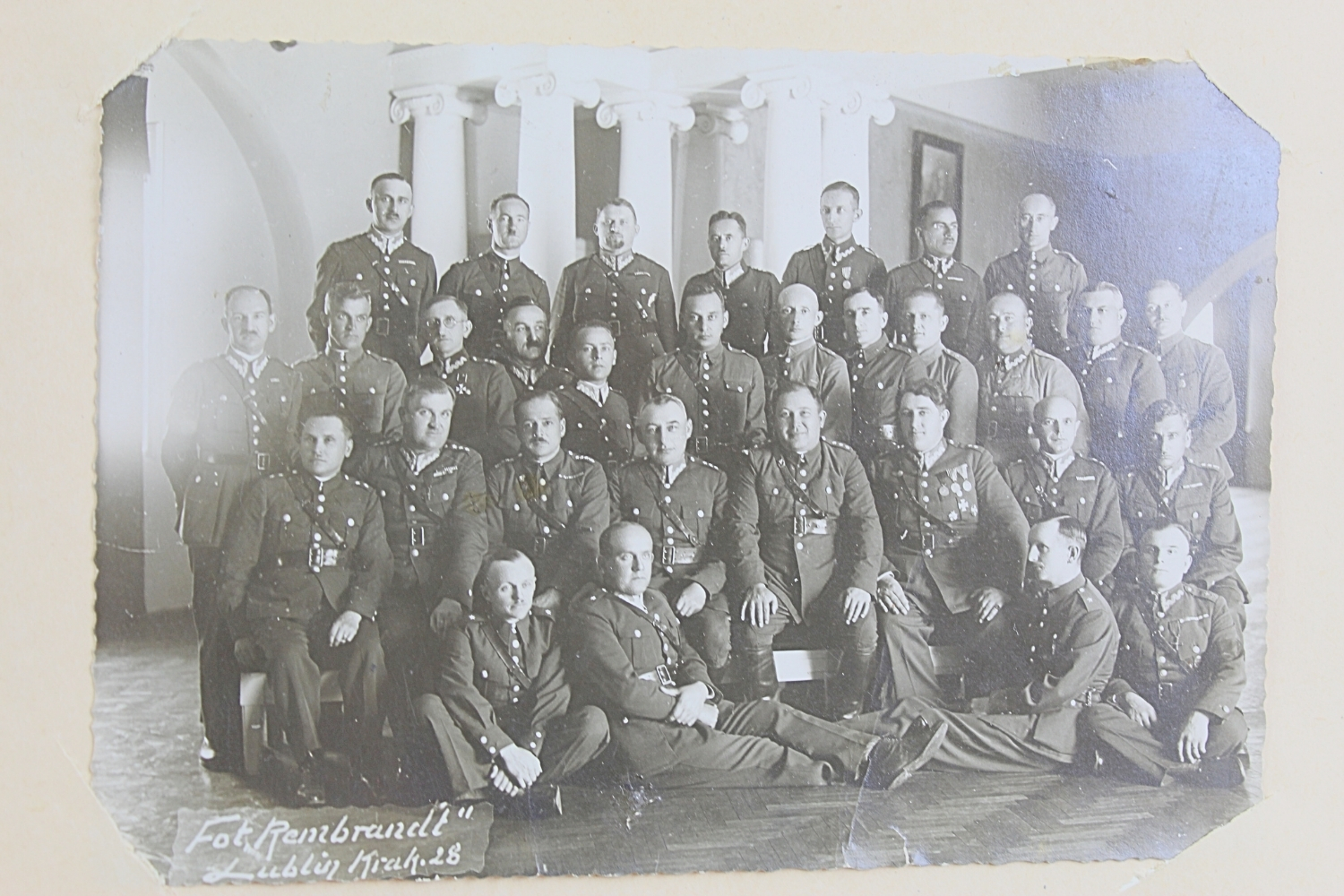 II RP Fotografia Kasyno 8 Pułk Piechoty Legionów Lublin