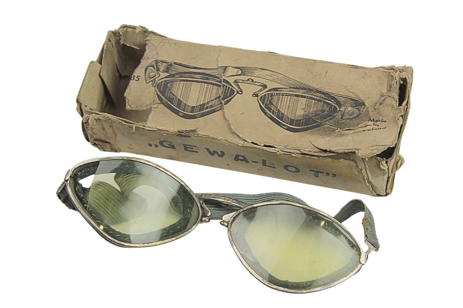 II RP gogle samochodowe Gewa-lot  z opakowaniem