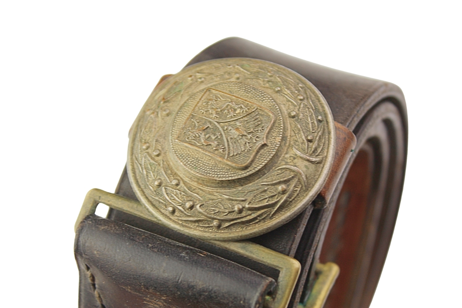 Niemiecki pas z klamrą landową