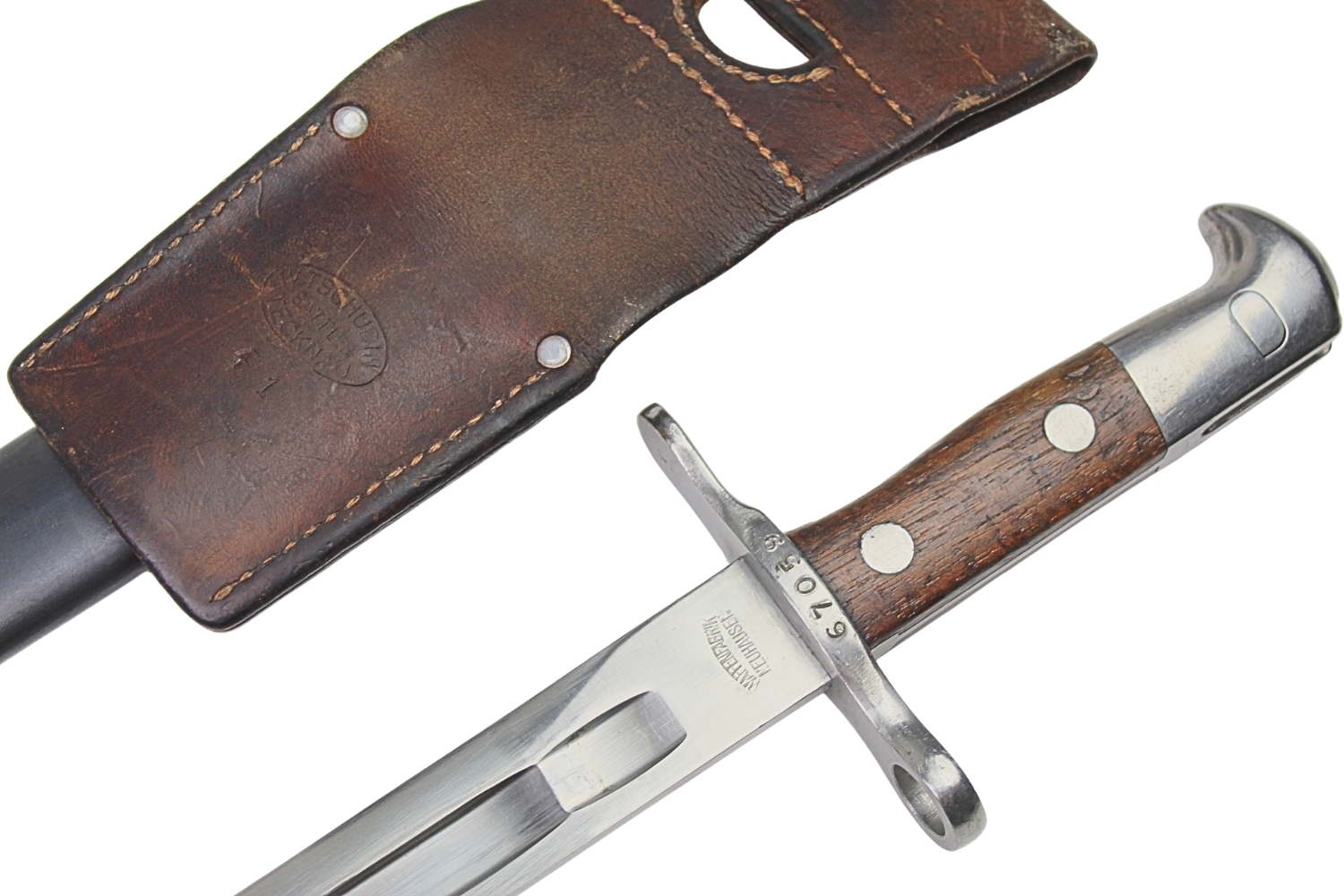 BAGNET SZWAJCARSKI 1918 WAFFENFABRIK NEUHAUSEN