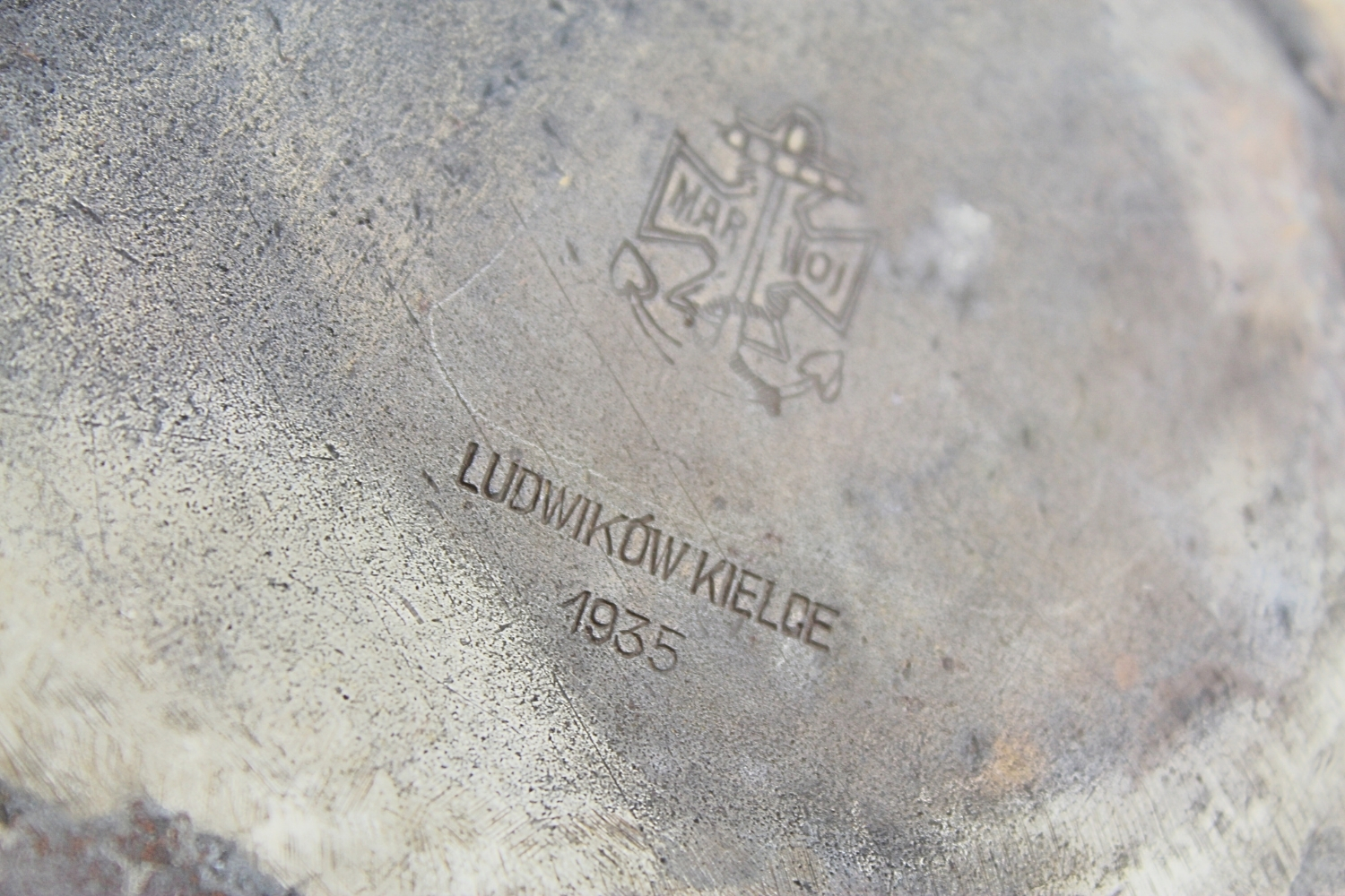 II RP Czajnik Marynarka Wojenna Huta Ludwików Kielce 1935 Rzadkość 