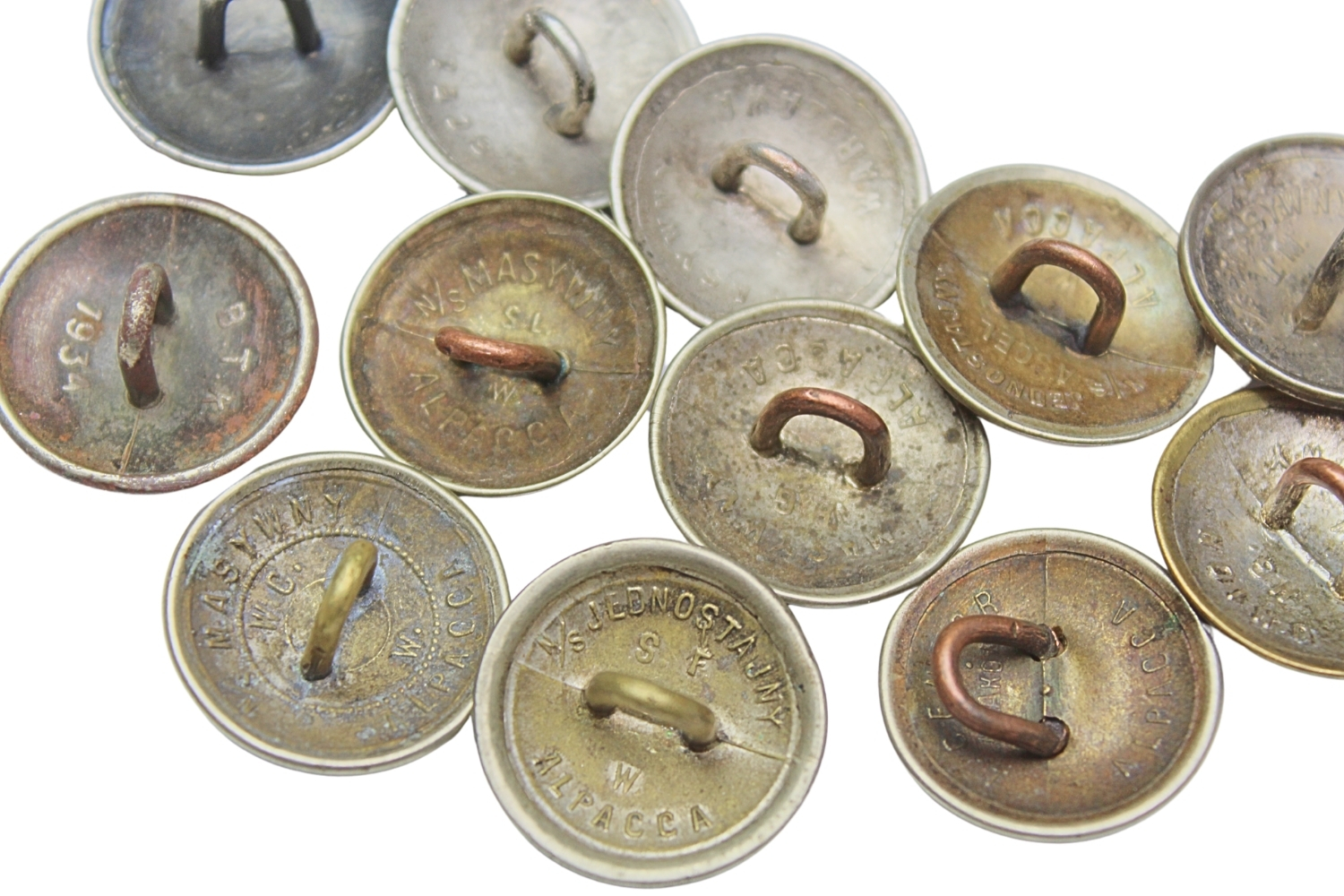 II RP Zestaw guzików Mundurowych wz.28