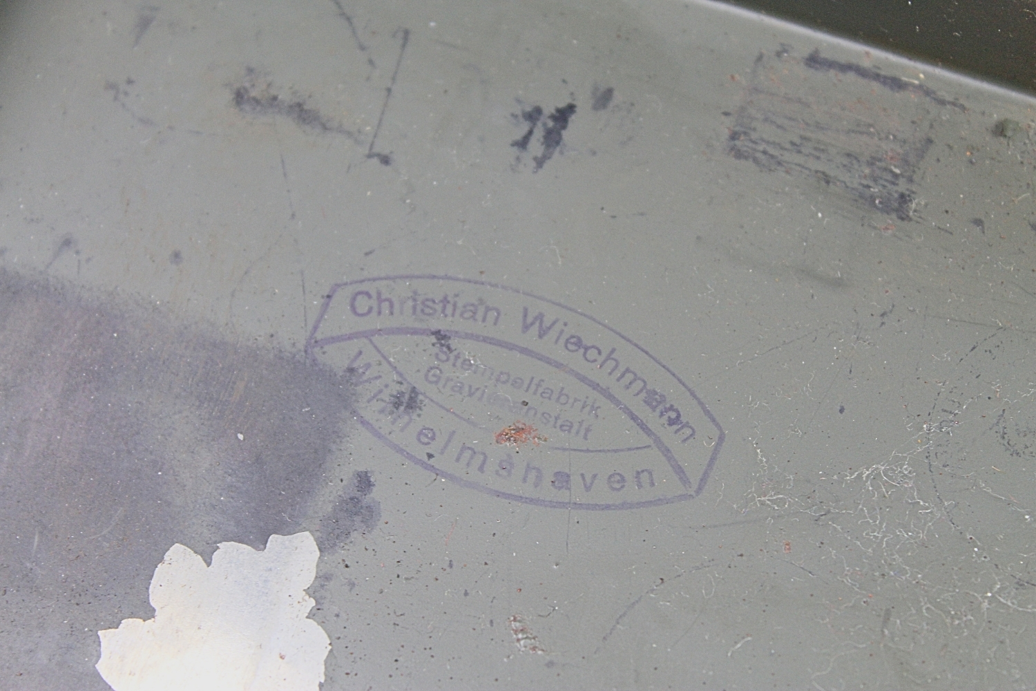 NIEMCY ZESTAW KANCELARYJNY PIECZĄTEK KRIEGSMARINE