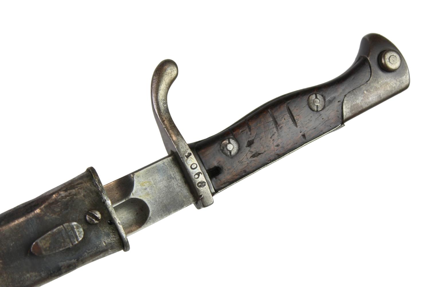 Bagnet wz.98 05 Waffenfabrik Mauser A.G. Oberndorf a.N skracany