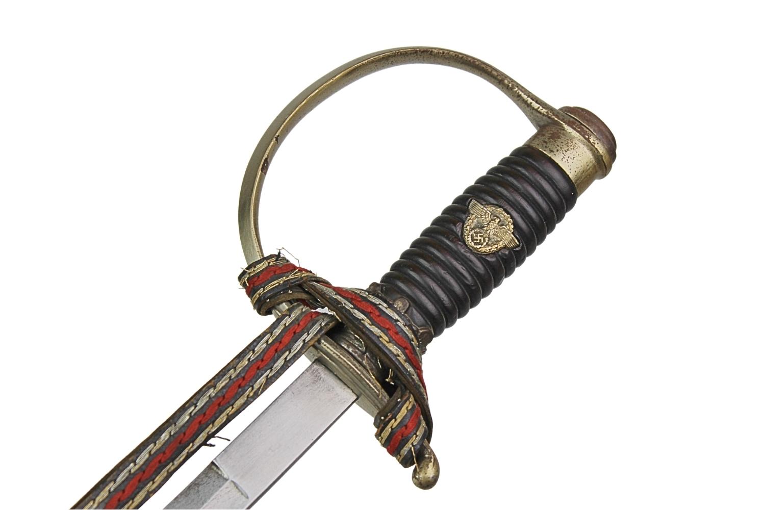 SZPADA SCHUTZPOLIZEI CLEMEN & JUNG SOLINGEN Z TEMBLAKIEM