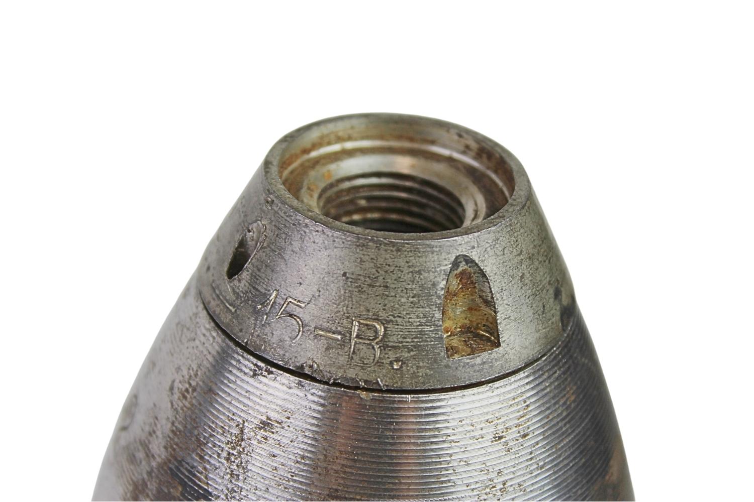 II RP 100mm Haubica wz.14 19 granat wz.31 Skorupa Dekoracyjna UNIKAT