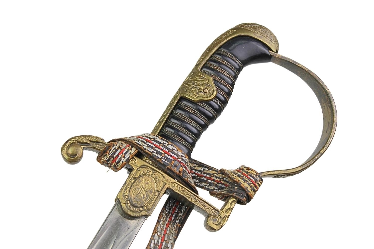 Szabla oficera Wehrmachtu WKC Solingen z temblakiem