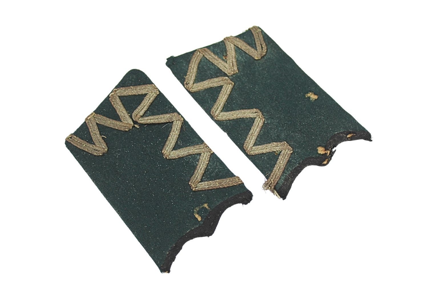 II RP Patki kołnierzowe z naramiennikiem wz.19 szeregowego artylerii