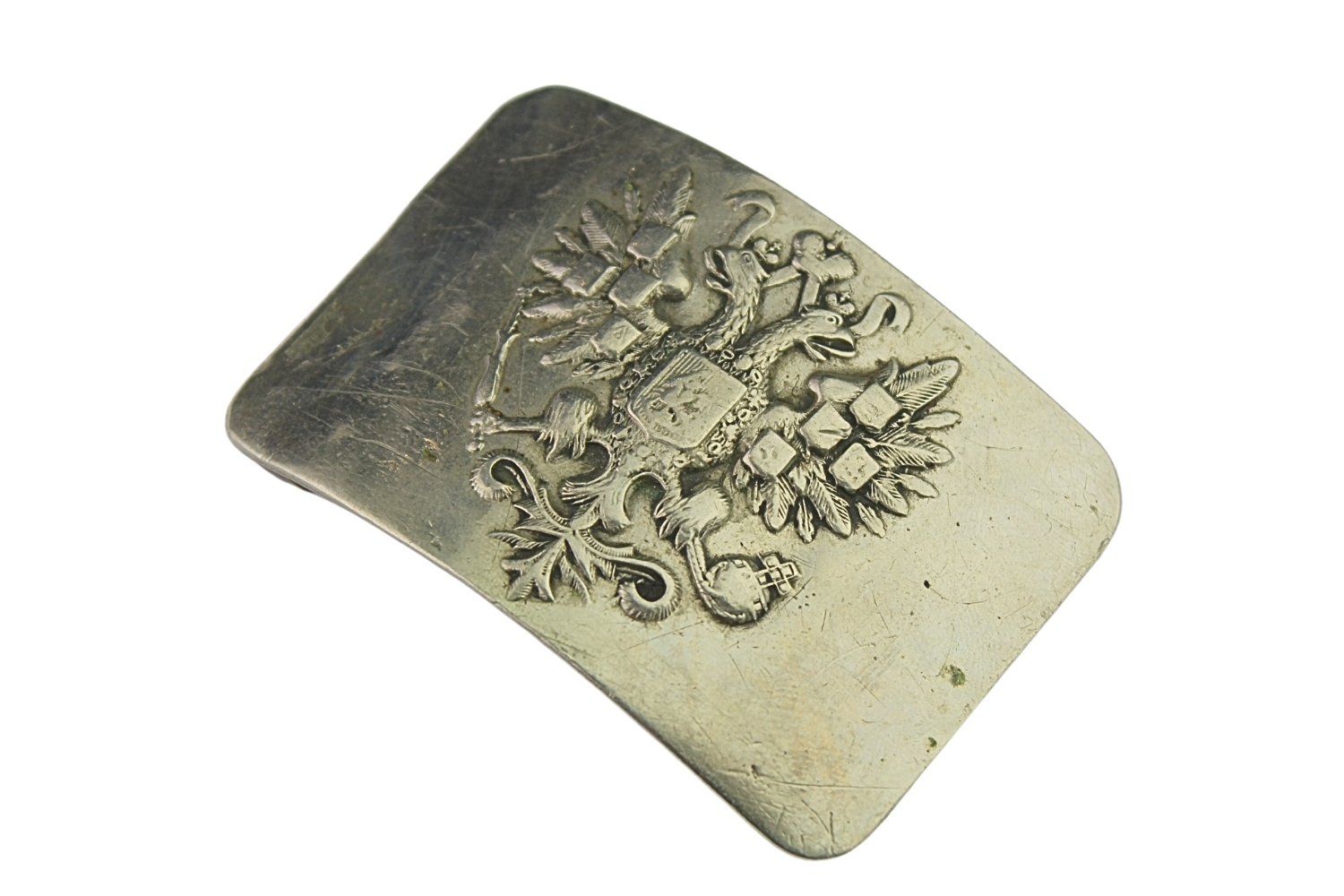 KLAMRA CARSKA GWARDII BIAŁY METAL