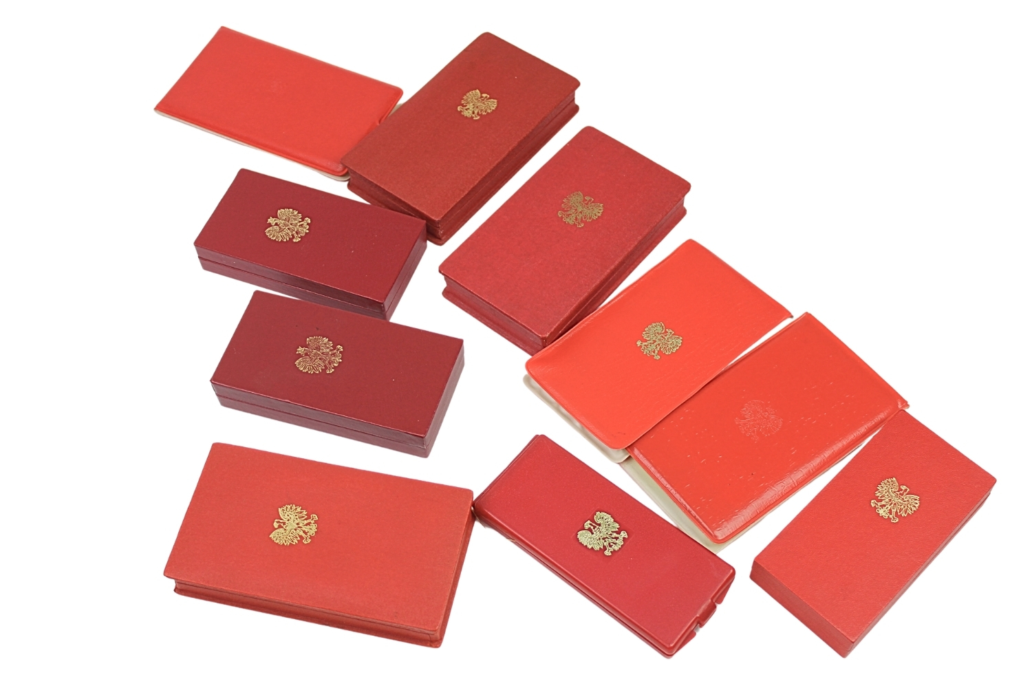 Zestaw Medali w pudełkach PRL 