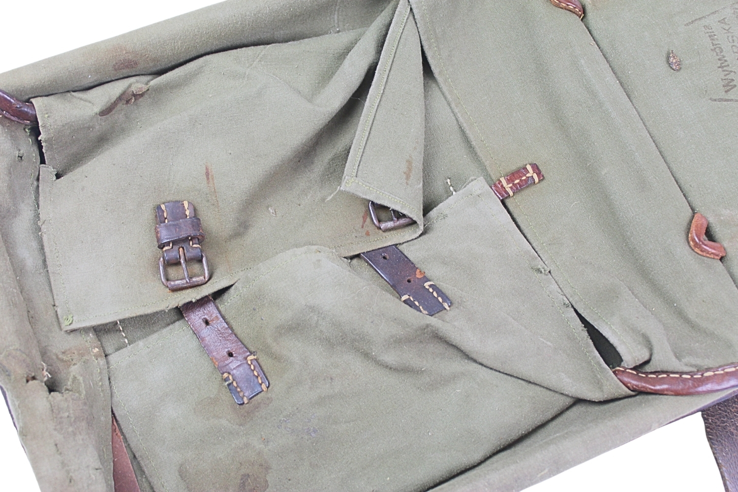 II RP Tornister wz.27 3 Bat. Saperów Wytw. Rym. Didier i Wojciechowski 1931