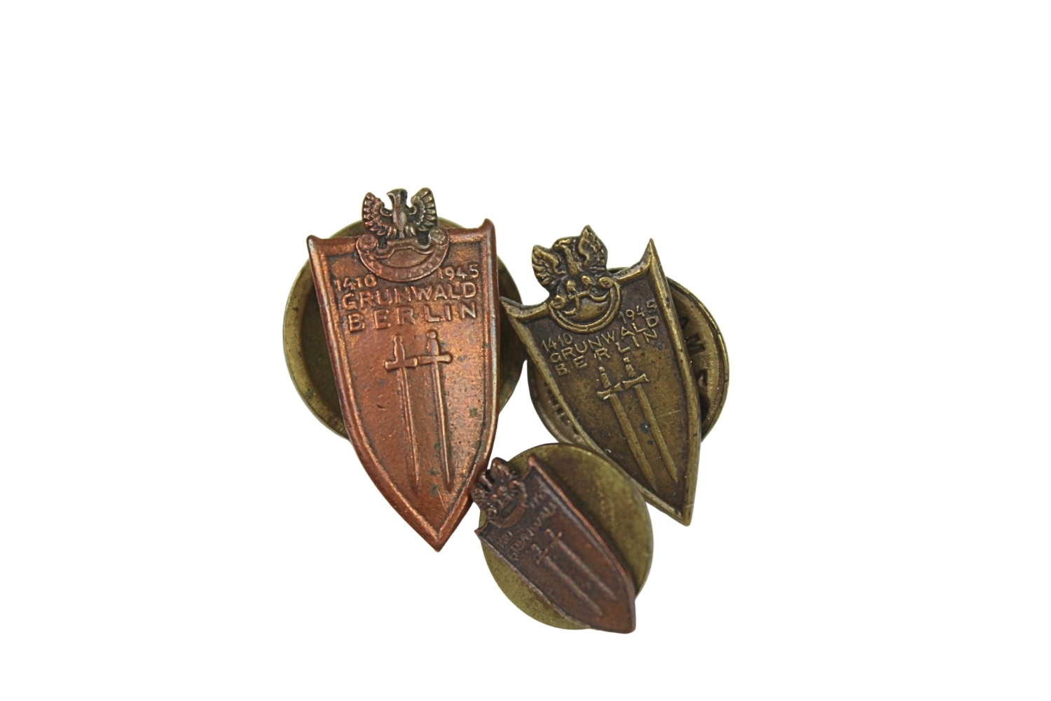 Zestaw miniaturek TARCZA GRUNWALDU 1410-1945 