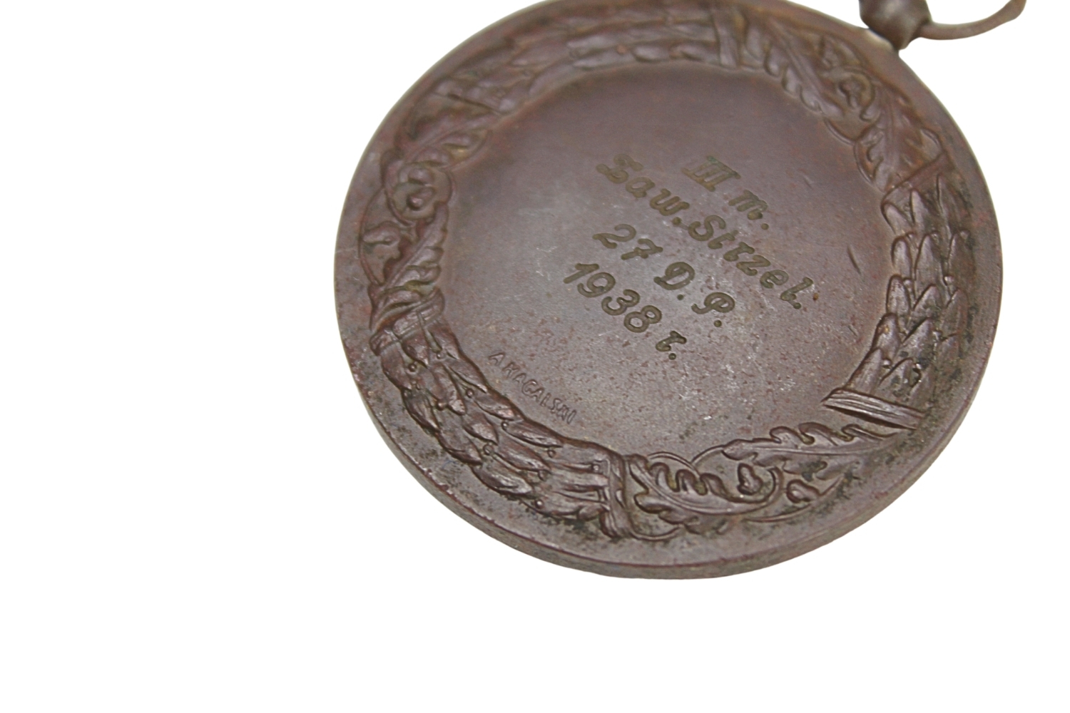 II RP Medal za zawody strzelecki 27 Dywizja Piechoty 1938 Nagalski