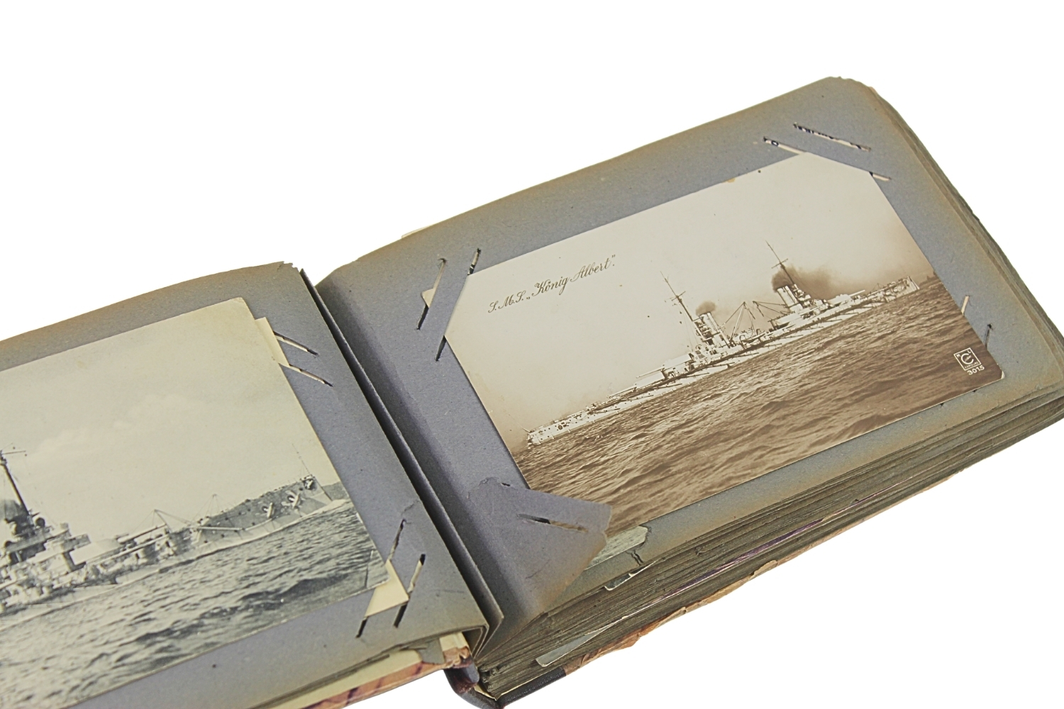 NIEMCY ALBUM Z POCZTÓWKAMI KRIEGSMARINE I WOJNA ŚWIATOWA