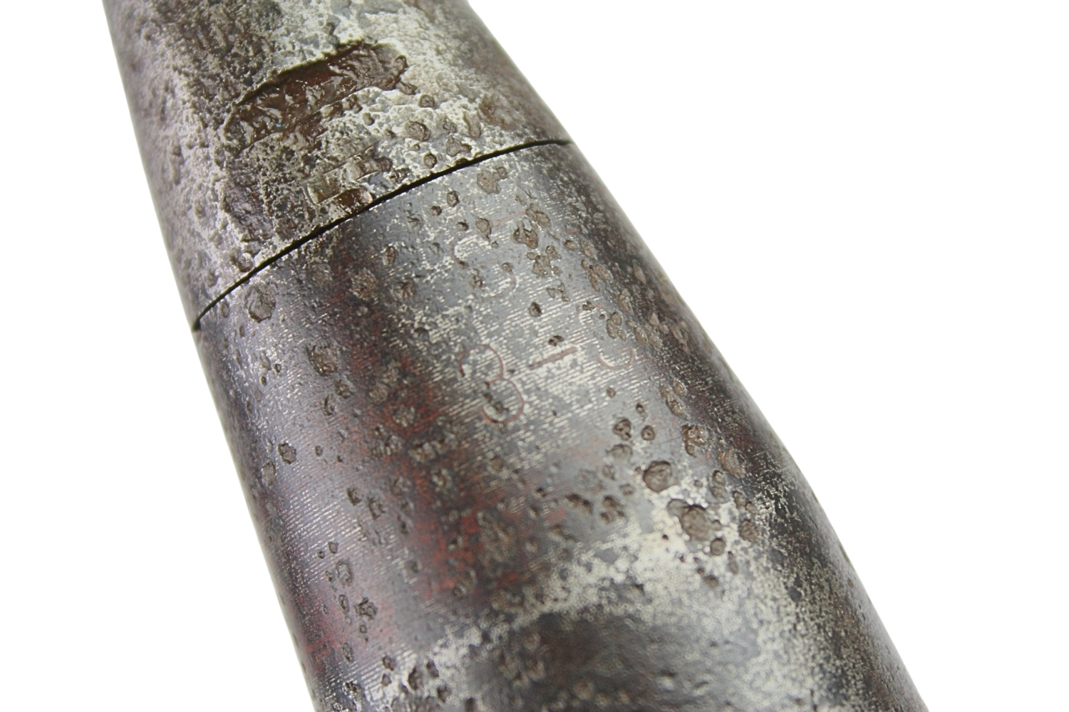 II RP Nabój testowy Bofors 40mm wz.36 Bateria Laskowskiego Hel skorupa dekoracyjna