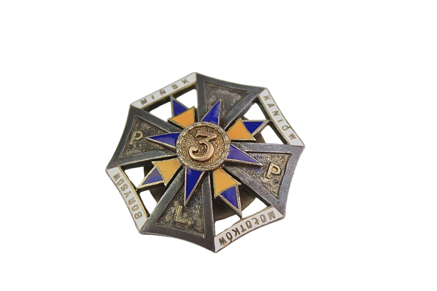 II RP Odznaka 3 Pułk Piechoty legionów Lipczyński Srebro