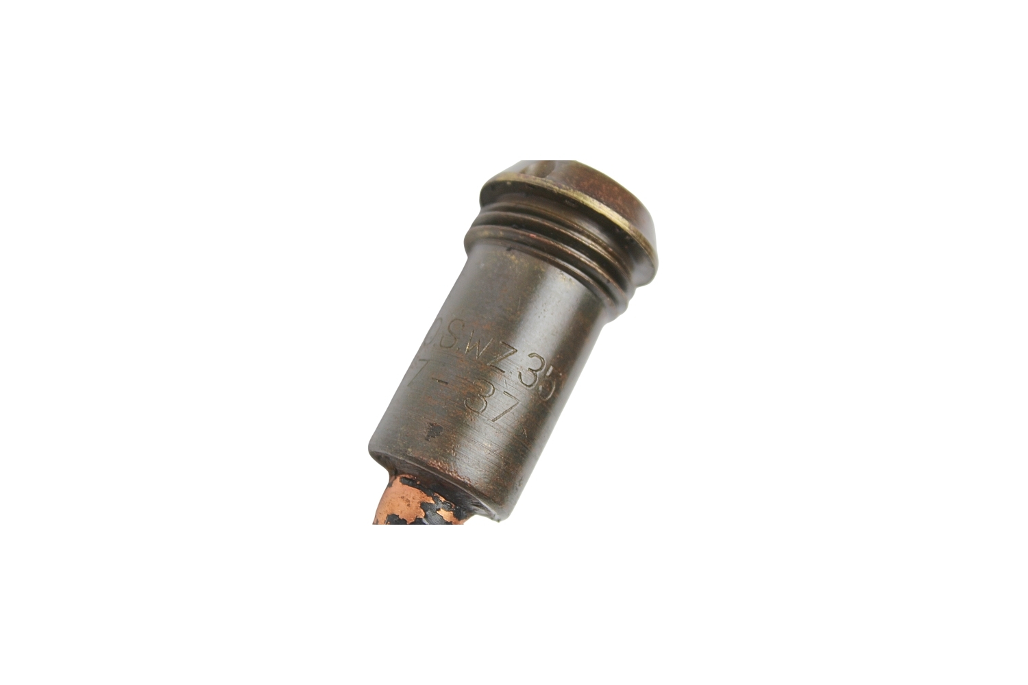 II RP GRANATNIK 46 MM WZ. 36 SKORUPA DEKORACYJNA Z ZAPALNIKIEM