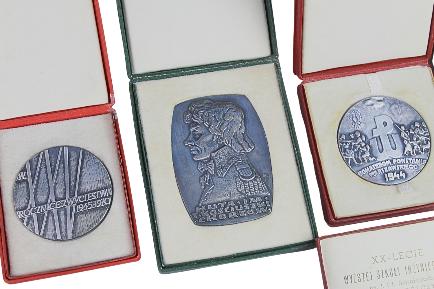 PRL Duży zestaw medali po mgr inż. Januszu Anuszewskim