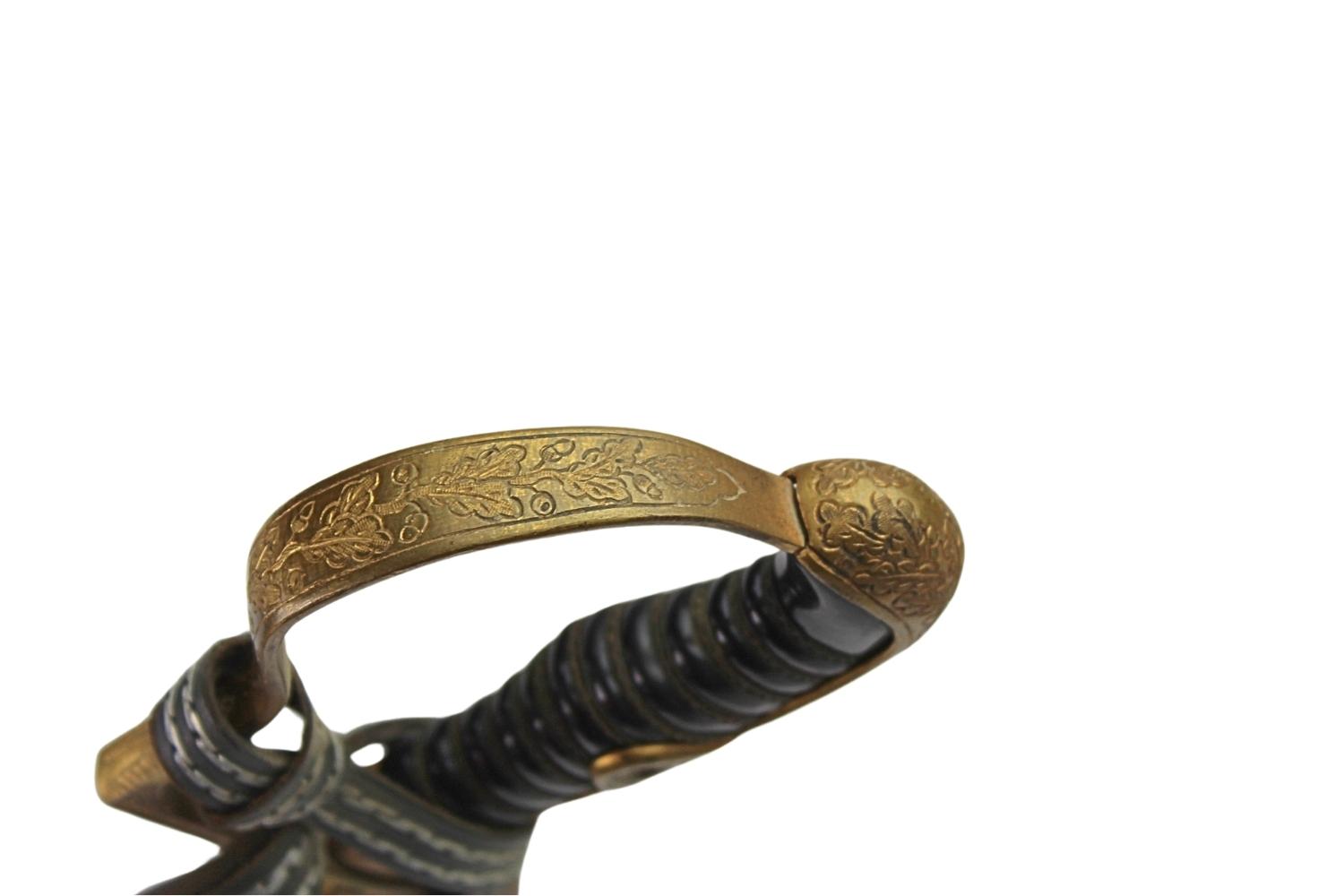 SZABLA OFICERA WEHRMACHTU F.W. Holler Solingen  Z TEMBLAKIEM