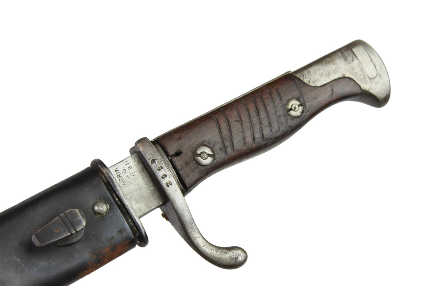 Bagnet wz.98 05 Waffenfabrik Mauser A.G. Oberndorf a.N skracany