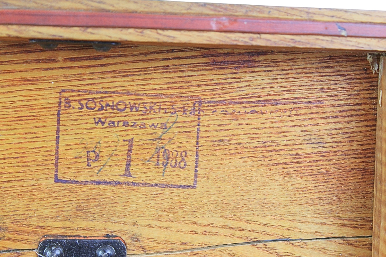 II RP Skrzynia Haubica 100mm wz.14/19 P. Części zapasowe lufy i zamka 1938