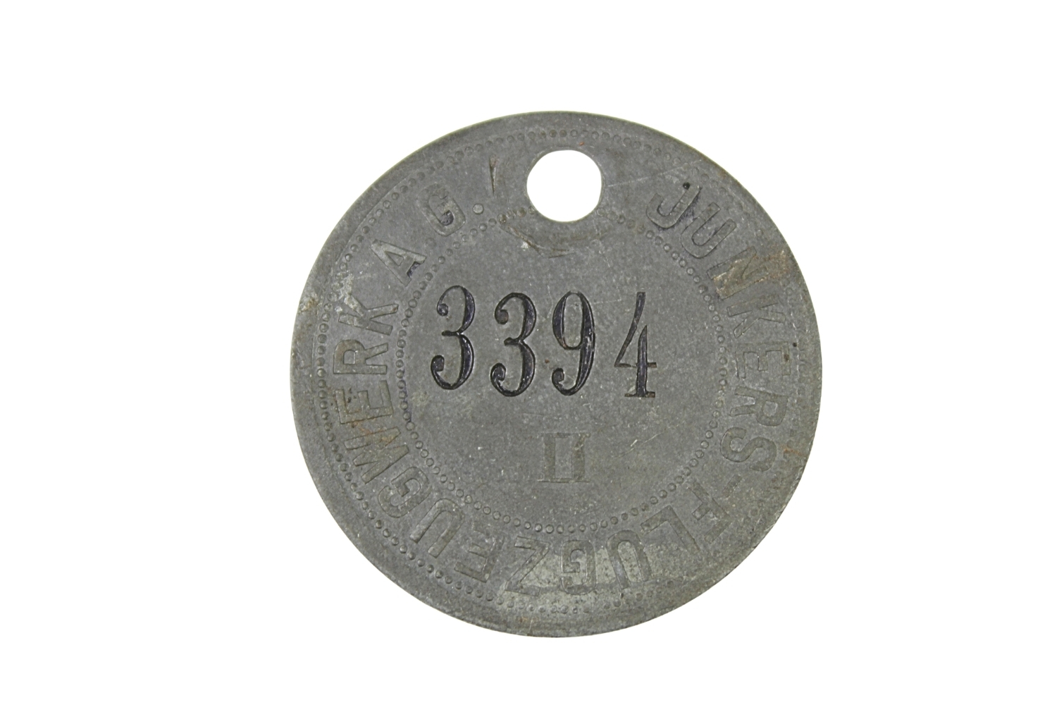 ŻETON/ MARKA FIRMOWA DLA PRACOWNIKÓW JUNKERS FLUGZEUGWERKE AG