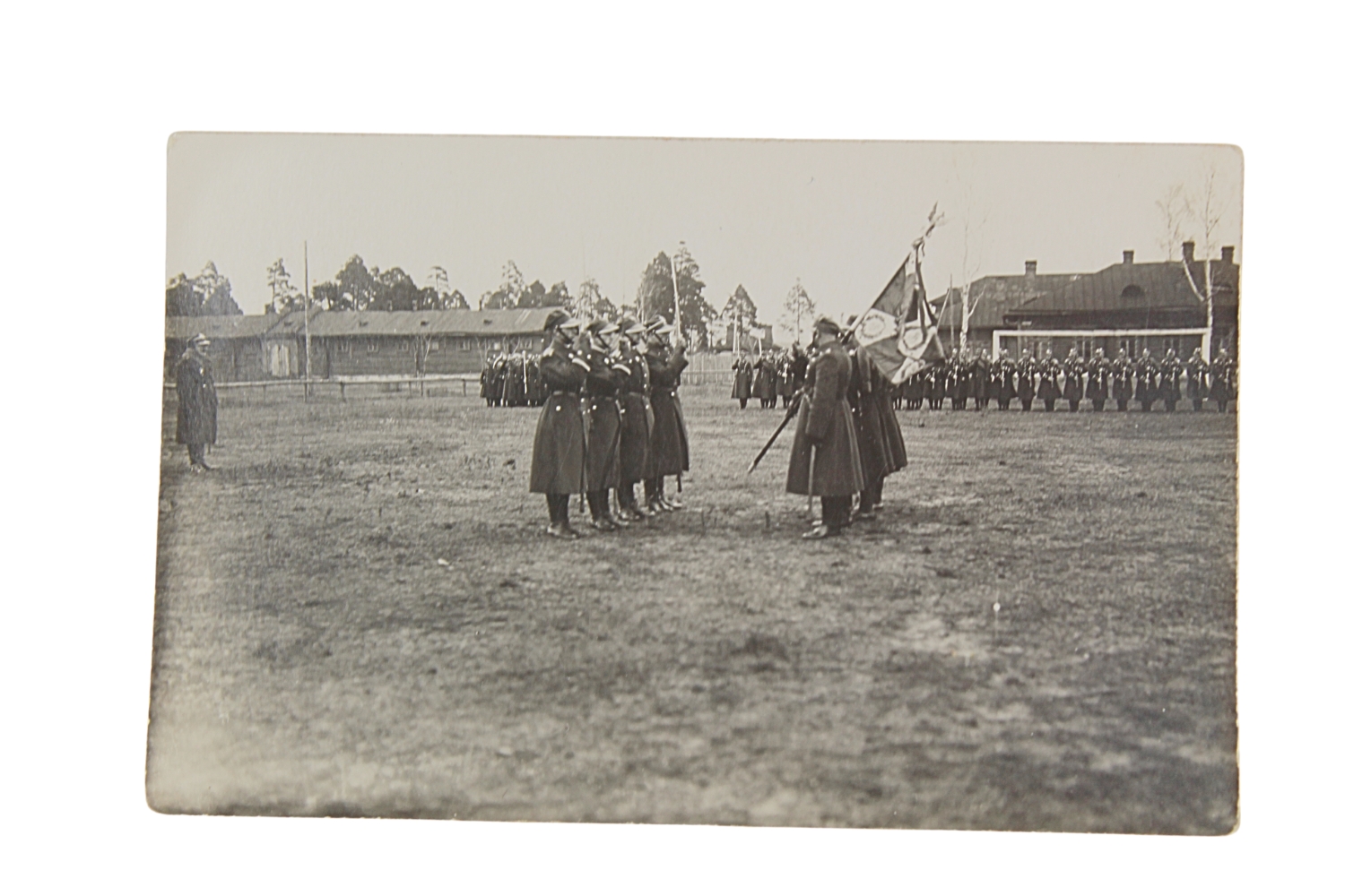 II RP Poczet sztandarowy szkoły podchorążych piechoty 