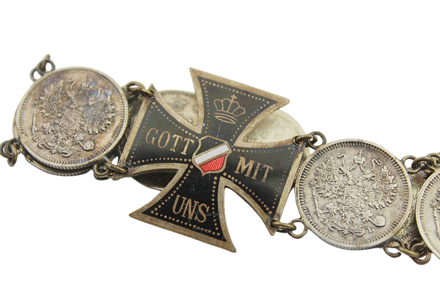 Branzoleta Biżuteria patriotyczna niemcy 1914-1918