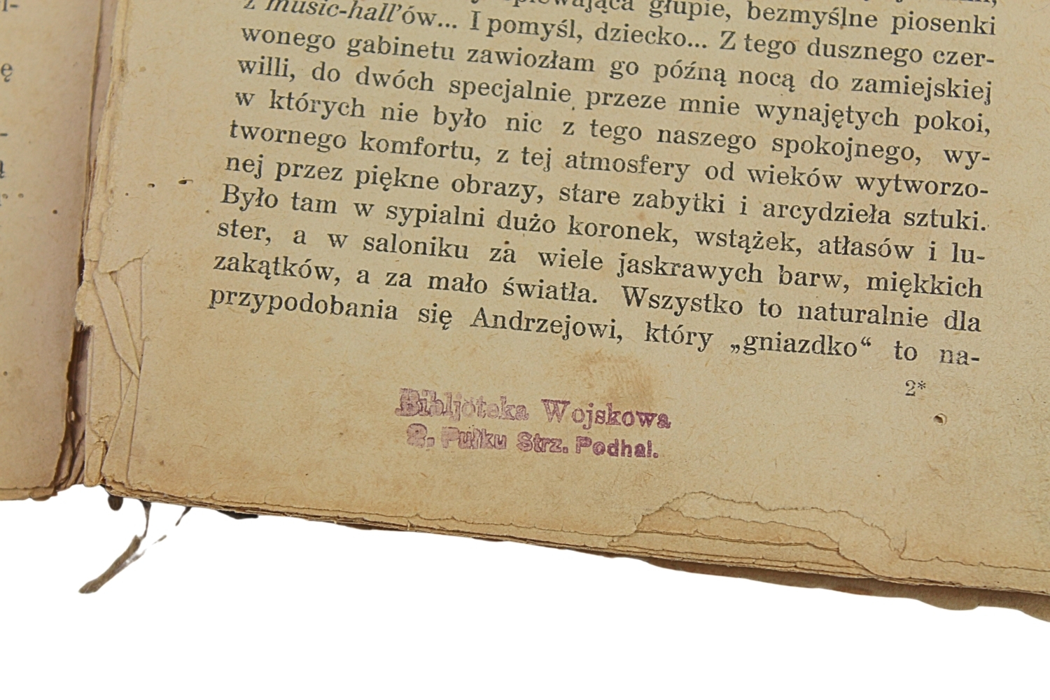 II RP Biblioteka 2 Pułku Strzelców Podhalańskich 