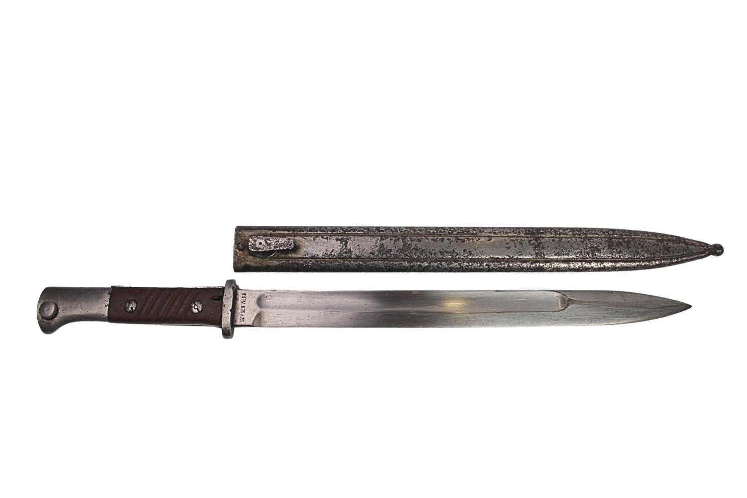 Bagnet niemiecki S14 Samson Werk z pochwą zastępczą