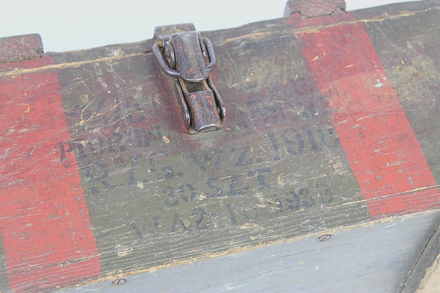 II RP Skrzynka na 30szt. zapalników R.Y.G. wz.1918 W.A.2 1939