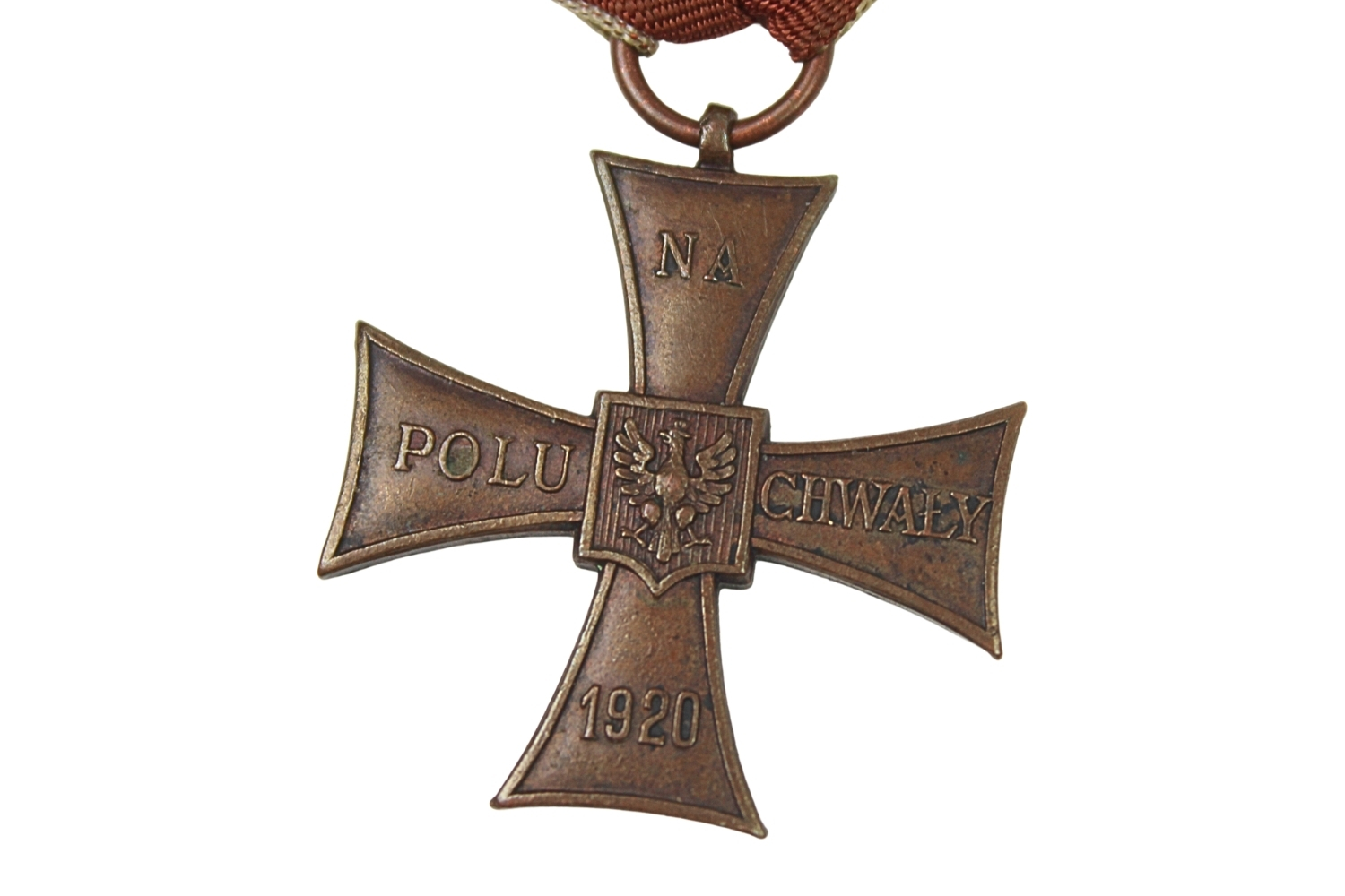 II RP KRZYŻ WALECZNYCH NA POLU CHWAŁY 1920 Knedler NUMEROWANY