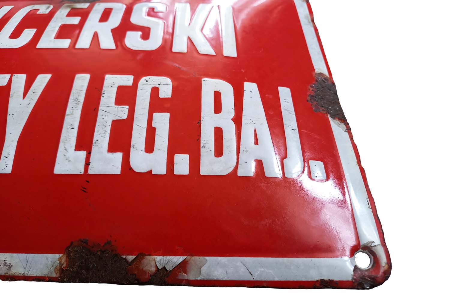 II RP Tablice Klub Oficerski 43 Pułku Legionu Bajończyków, Komenda Garnizonu Dubno Unikat