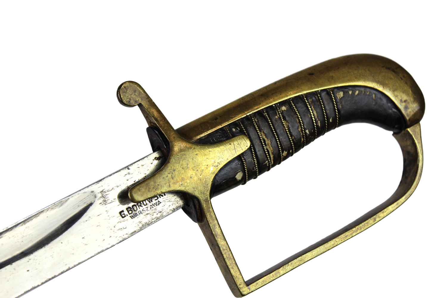 II RP Szabla oficerska wz.21 22 G. Borowski Warszawa z żabką