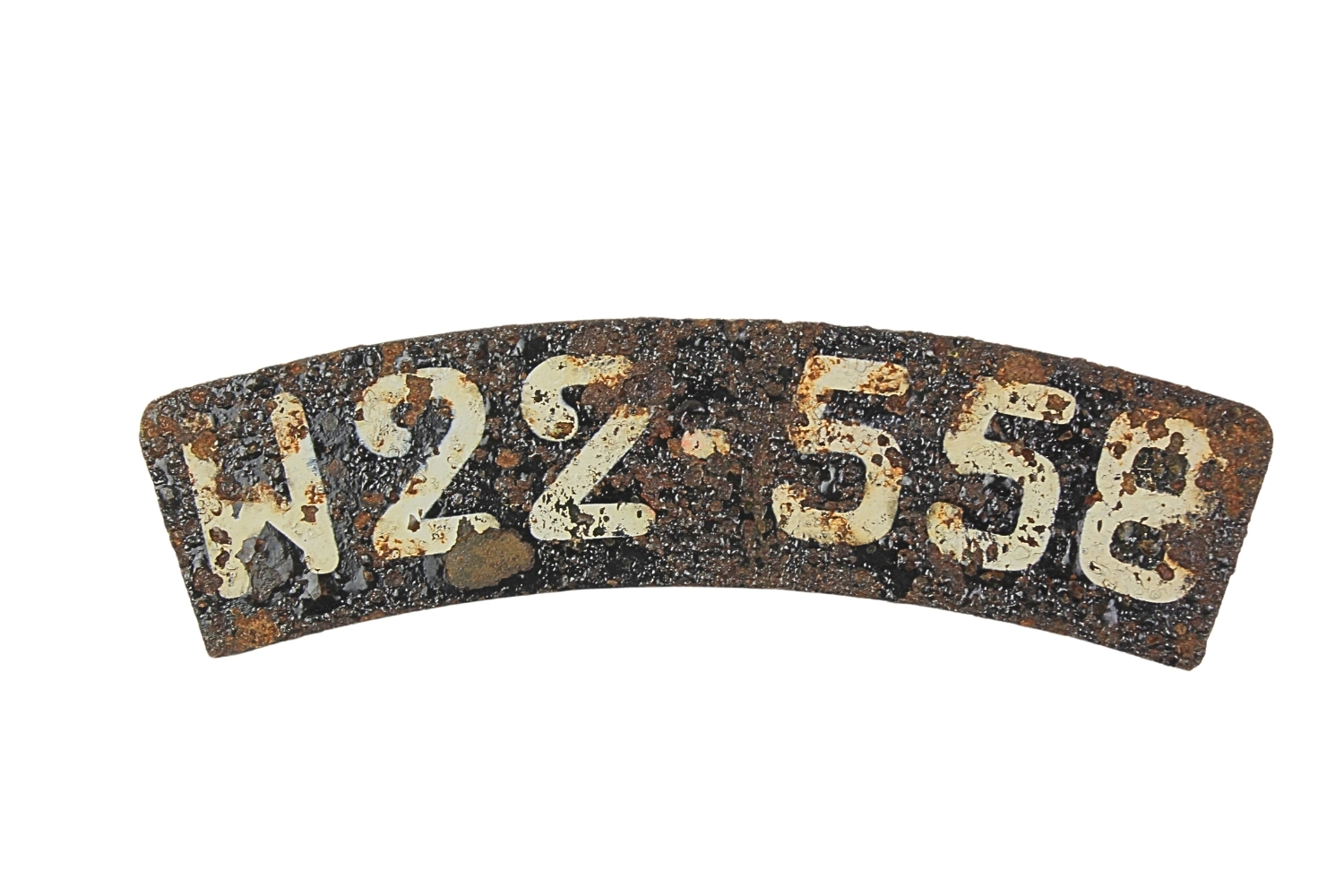 II RP TABLICA REJESTRACYJNA MOTOCYKLA WOJSKOWEGO